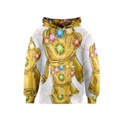 The Infinity Gauntlet Thanos Kids  Pullover Hoodie by Maspions