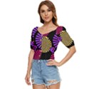 Seamless Halloween Day Of The Dead Button up blouse View2