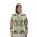Purple Gifts On A Holy Night   Women s Hooded Windbreaker View1