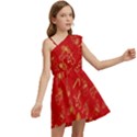 Holy Night - Christmas Symbols  Kids  One Shoulder Party Dress View2