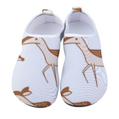 Seamless Deer Pattern Design Kids  Sock-style Water Shoes
