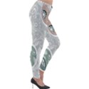 Peisles Pattern Module Design Lightweight Velour Leggings View4
