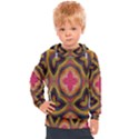Kaleidoscope Art Pattern Ornament Kids  Hooded Pullover View1