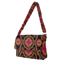 Kaleidoscope Art Pattern Ornament Full Print Messenger Bag (m)