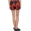 Construction Background Geometric Women s Velour Lounge Shorts View2