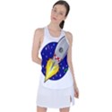 Rocket Ship Launch Vehicle Moon Racer Back Mesh Tank Top View1
