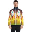 Rocket Take Off Missiles Cosmos Men s Bomber Jacket View1