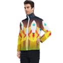 Rocket Take Off Missiles Cosmos Men s Bomber Jacket View3