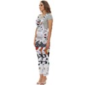 Astronaut Drawing Planet Women s Pinafore Overalls Jumpsuit View2