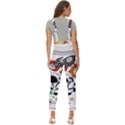 Astronaut Drawing Planet Women s Pinafore Overalls Jumpsuit View4
