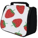 Seamless Pattern Fresh Strawberry Full Print Travel Pouch (Big) View1