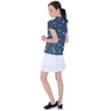 Bons Foot Prints Pattern Background Women s Polo T-Shirt View2