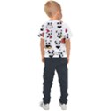 Playing Pandas Cartoons Kids  Sports T-Shirt View2