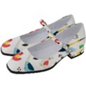 Vector Set Isolates With Cute Birds Scandinavian Style Women s Mary Jane Shoes View2