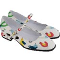 Vector Set Isolates With Cute Birds Scandinavian Style Women s Mary Jane Shoes View3
