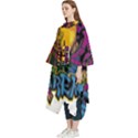 Xtreme Skateboard Graffiti Women s Hooded Rain Ponchos View2