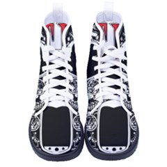 Vintage Car Hot Rod Motor Vehicle Women s High-top Canvas Sneakers