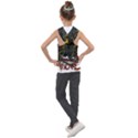 Grim Reaper Above Art  Monster Moon Letter Poster Kids  Sleeveless Hoodie View2