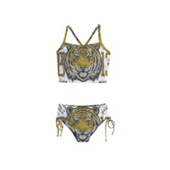 1813 River City Tigers Athletic Department Girls  Tankini Swimsuit