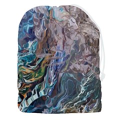 Abstract Blend V Drawstring Pouch (3xl)