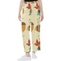 Leaves Foliage Acorns Barrel Women s Pants  View1