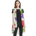 Fruits Pattern Background Food Sleeveless Chiffon Waistcoat Shirt View1