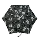 Skull Skeleton Pattern Texture Mini Folding Umbrellas View1