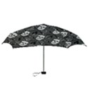 Skull Skeleton Pattern Texture Mini Folding Umbrellas View3
