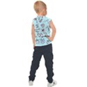 June Doodle Tropical Beach Sand Kids  Sport Tank Top View2