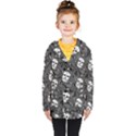 Skull Skeleton Pattern Texture Kids  Double Breasted Button Coat View1