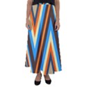 Pattern Triangle Design Repeat Flared Maxi Skirt View1