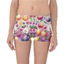 Fruits Apple Strawberry Raspberry Boyleg Bikini Bottoms View1