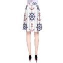 Nautical Seamless Pattern A-Line Skirt View2