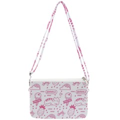 Cute Girly Seamless Pattern Double Gusset Crossbody Bag by Grandong