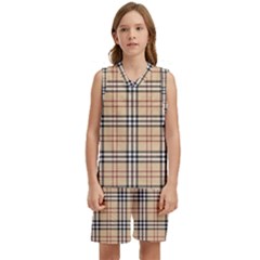 Burberry, Checker, Clothes, Fashion, Pattern Kids  Basketball Mesh Set