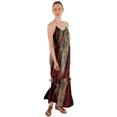 Fabric, Texture, Colorful, Spots Cami Maxi Ruffle Chiffon Dress