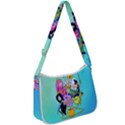 Adventure Time Cartoon Zip Up Shoulder Bag View1