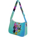 Adventure Time Cartoon Zip Up Shoulder Bag View2