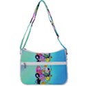 Adventure Time Cartoon Zip Up Shoulder Bag View3