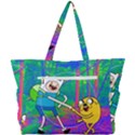 Jake And Finn Adventure Time Landscape Forest Saturation Simple Shoulder Bag View3