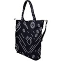 Coffee Background Shoulder Tote Bag View2