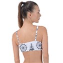 Marine Nautical Seamless Pattern With Vintage Lighthouse Wheel Knot Up Bikini Top View2