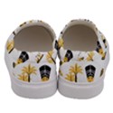 Egypt Symbols Decorative Icons Set Men s Canvas Slip Ons View4