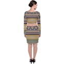 Seamless Pattern Egyptian Ornament With Lotus Flower Top and Skirt Sets View2