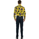 Leopard Print Seamless Pattern Men s Long Sleeve Pocket Shirt  View2