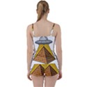 Unidentified Flying Object Ufo Under The Pyramid Tie Front Two Piece Tankini View2