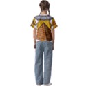 Unidentified Flying Object Ufo Under The Pyramid Kids  Cuff Sleeve Scrunch Bottom T-Shirt View2