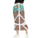 Psychedelic Art Painting Peace Drawing Landscape Art Peaceful Maxi Fishtail Chiffon Skirt View1