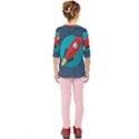 Rocket With Science Related Icons Image Kids  Quarter Sleeve Raglan T-Shirt View2