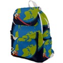 Spaceship Design Top Flap Backpack View1